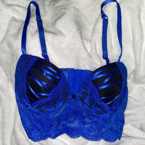La Senza Satin and Lace Bustier Top